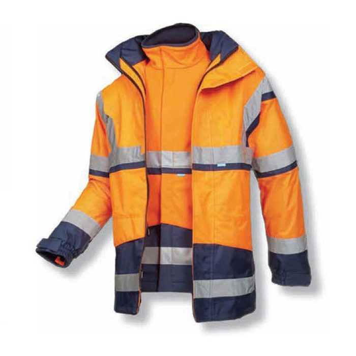 0401 Strahan Lined Hi-Vis Jacket