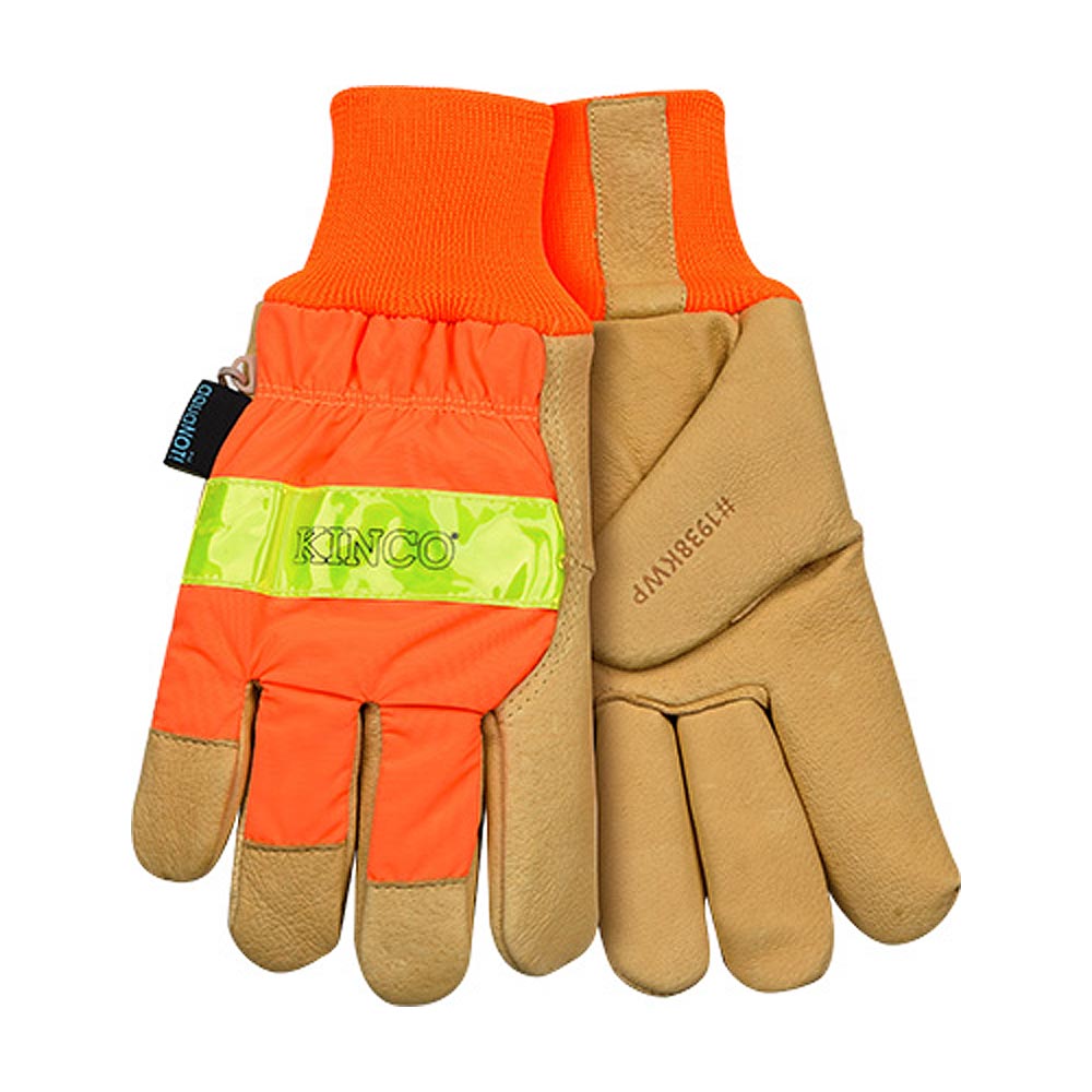 Hi vis cheap waterproof gloves